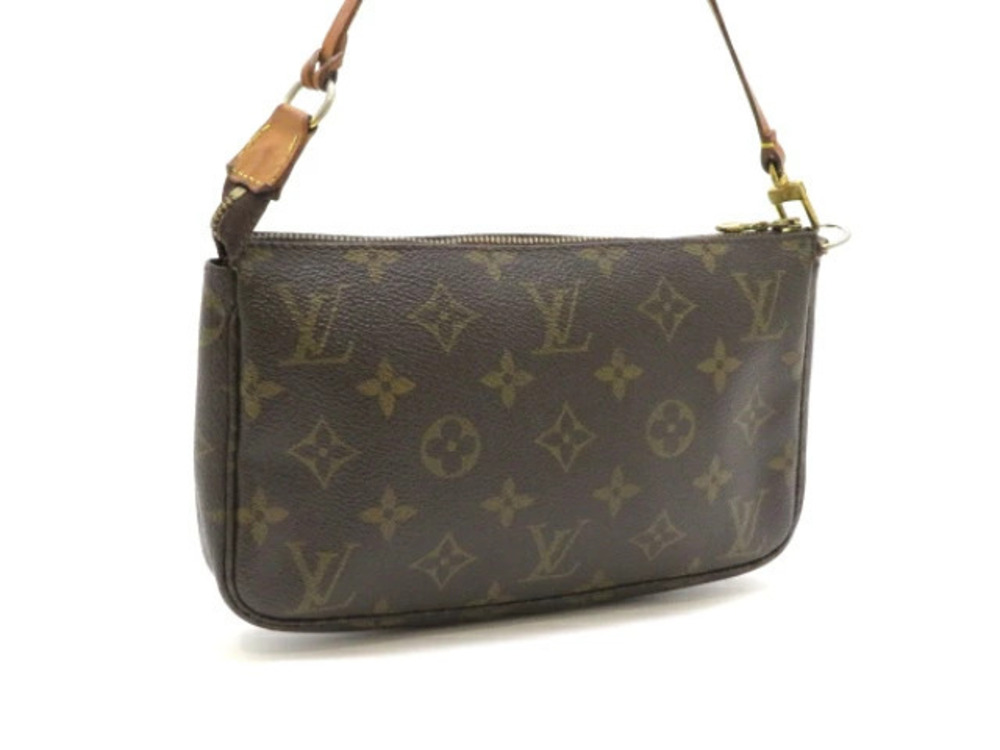 Louis Vuitton Monogram Pochette Accessoires Brown